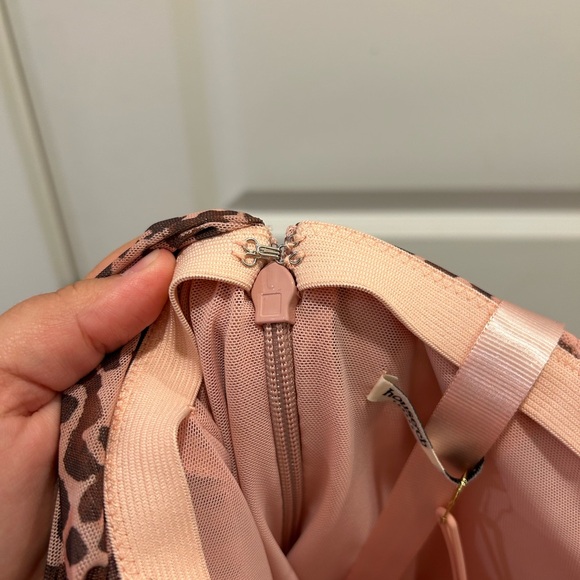 House of CB Clementine ANIMAL PRINT CUT OUT MINI DRESS - Picture 9 of 11